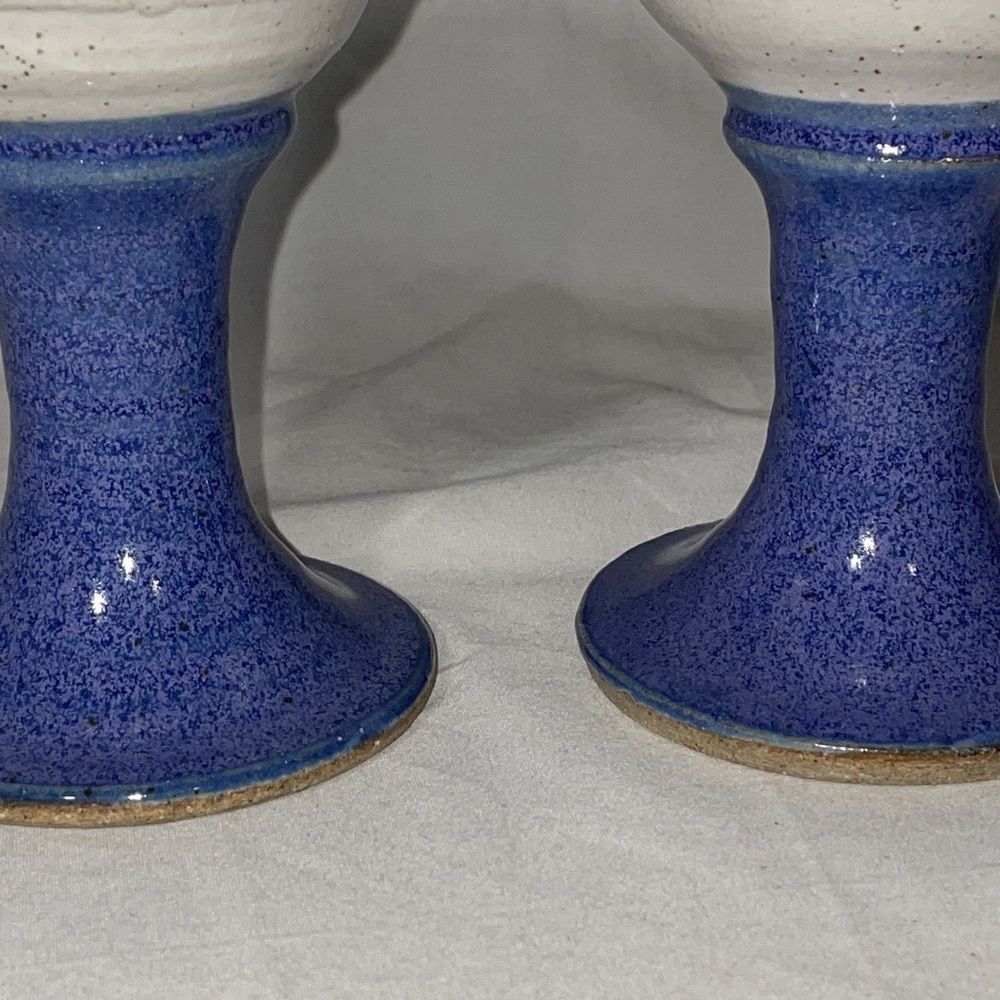 2 handmade ceramic goblets - Picture 5 of 7